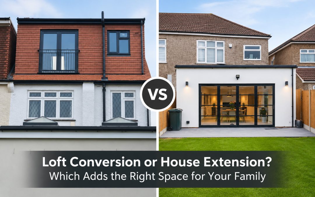 Loft Conversion or House Extension? Which Adds the Right Space for Your Family